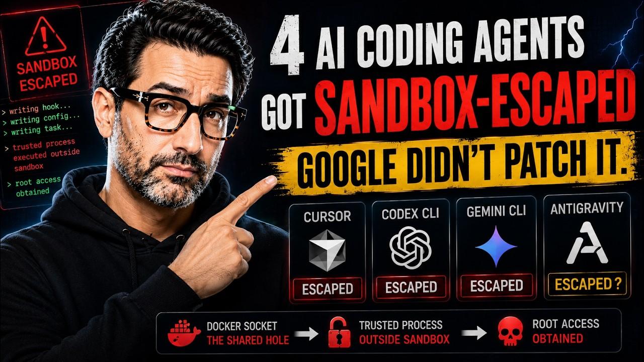 Codex, Claude Code, Cursor and Docker sandbox escapes: the four fix versions to check this week, and what OpenAI's statement leaves out