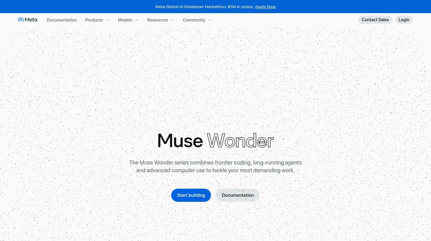 What is Muse Wonder? Meta's frontier model for agents